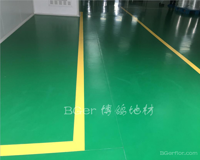 電池工廠潔凈生產(chǎn)車(chē)間地板地坪